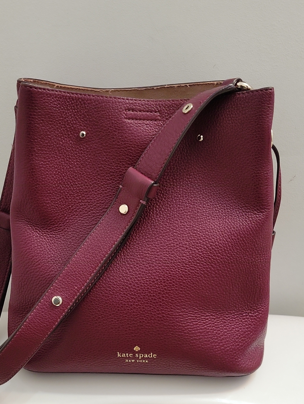 Kate Spade Leather Bucket Bag